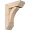 Ekena Millwork Thorton Slat Smooth Bracket w/ Offset Brace, Douglas Fir, 5 1/2"W x 14"D x 18"H BKT0604X14X18THR06SDF - alternate 1